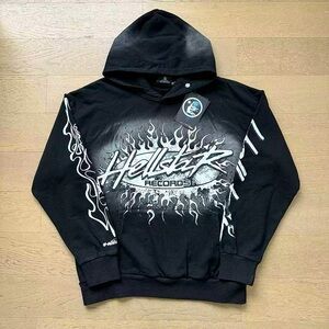 Black HELLSTAR RECORDS hoodie